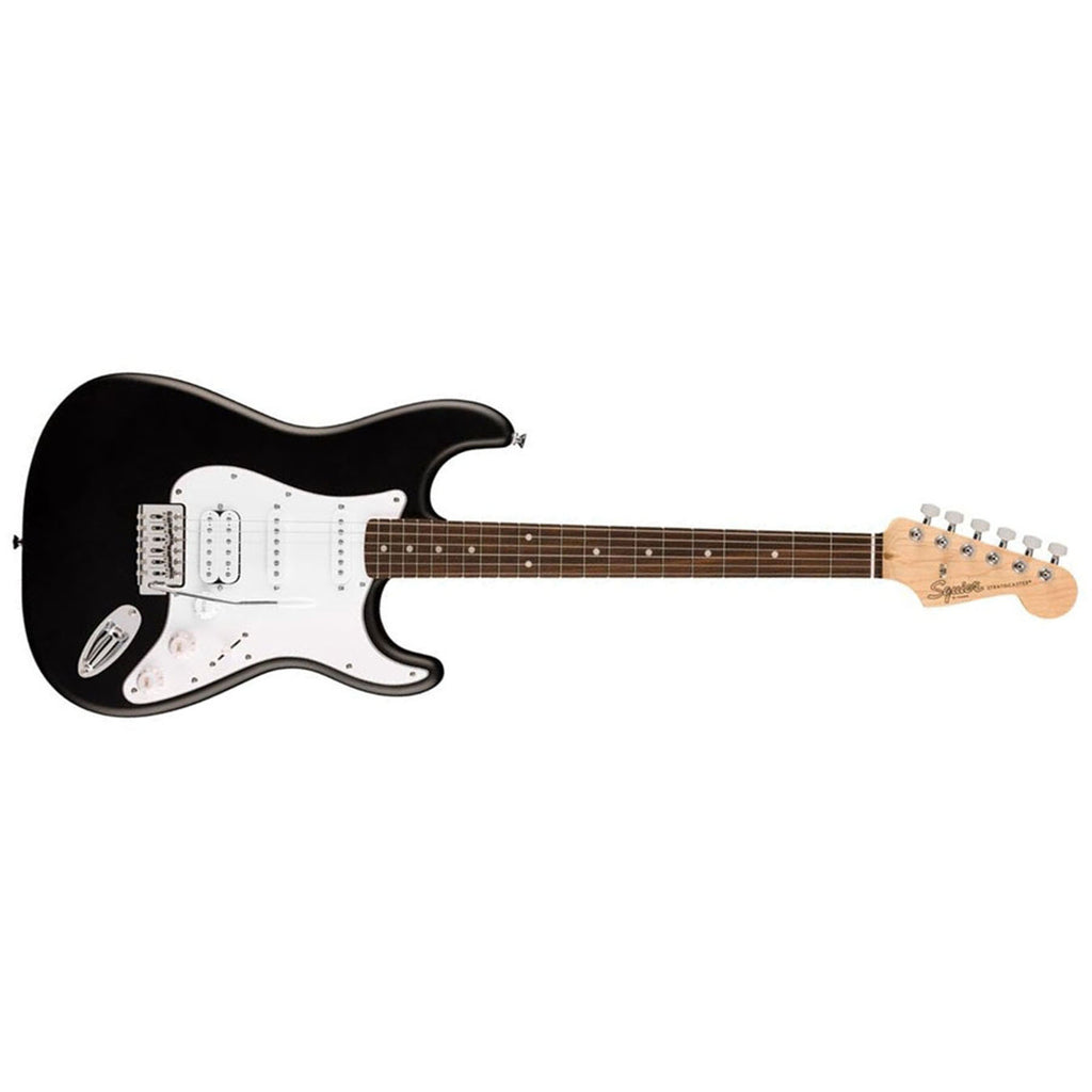 Fender Squier Debut Series Stratocaster HSS LRL WPG Electric Guitar 379610506 With Bag - Black