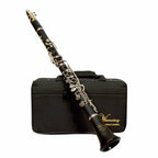 Waxwing 14 Key Professional Bb matte finish nickel plated keys clarinet. with box.