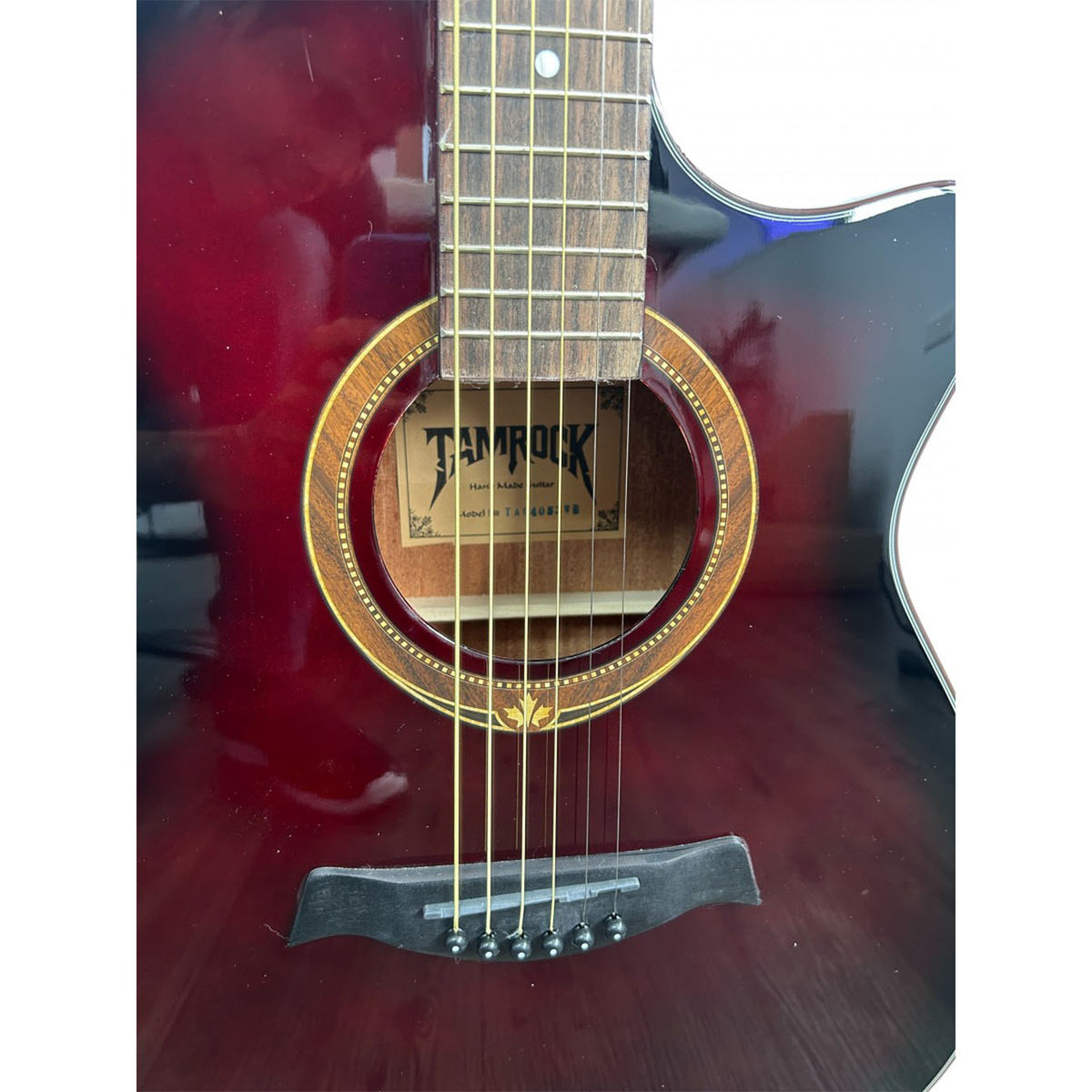 TAMROCK TAG-4053 ACO GUITAR WINE BURST GLOSSY