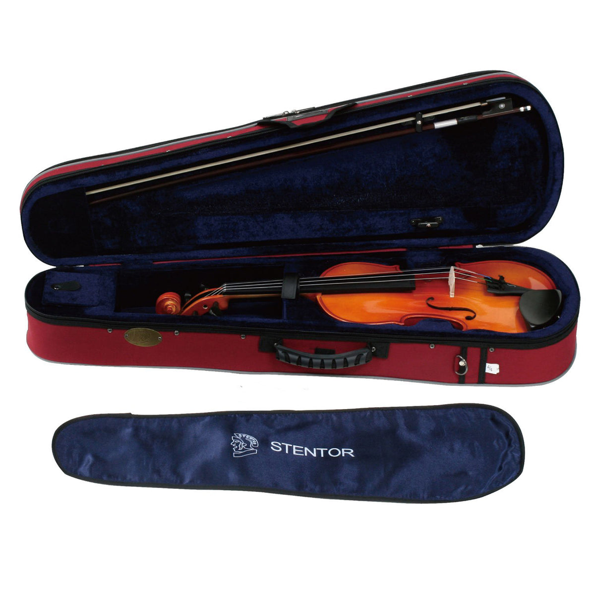 Stentor 1500A violin Complete Outfit with Bow and Case
