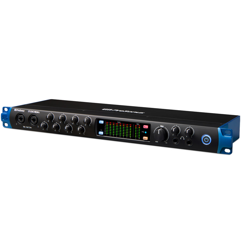 Presonus Studio 1824c 18-in/18-out USB-C Audio Interface with 8 XMAX Preamps