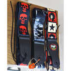 Irin Rockyou woven Guitar Strap for Acoustic Electric & Bass Guitars / heavy metal pattern