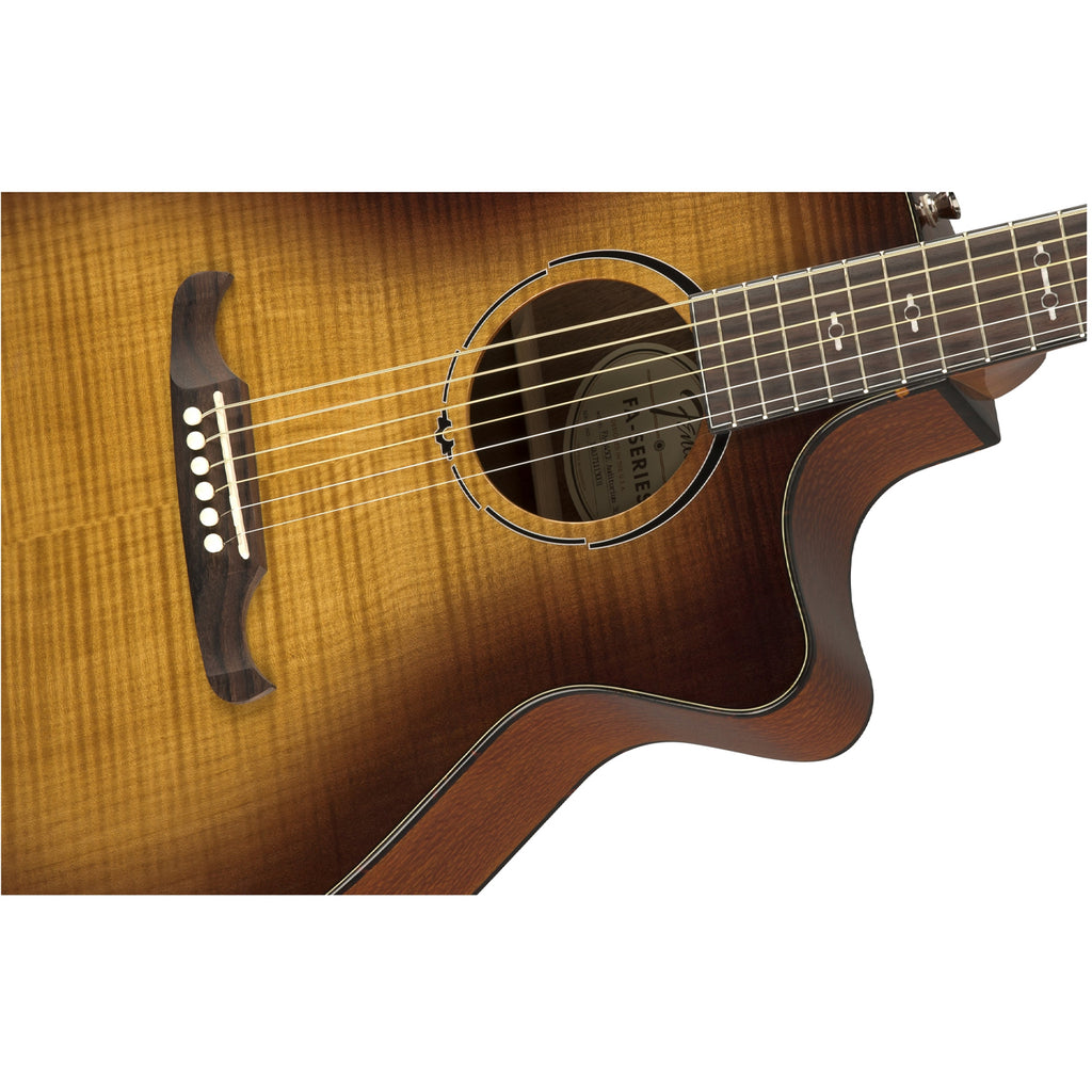 Fender FA-345CE Auditorium Laurel Fingerboard 3-Tone Tea Burst 0971343064