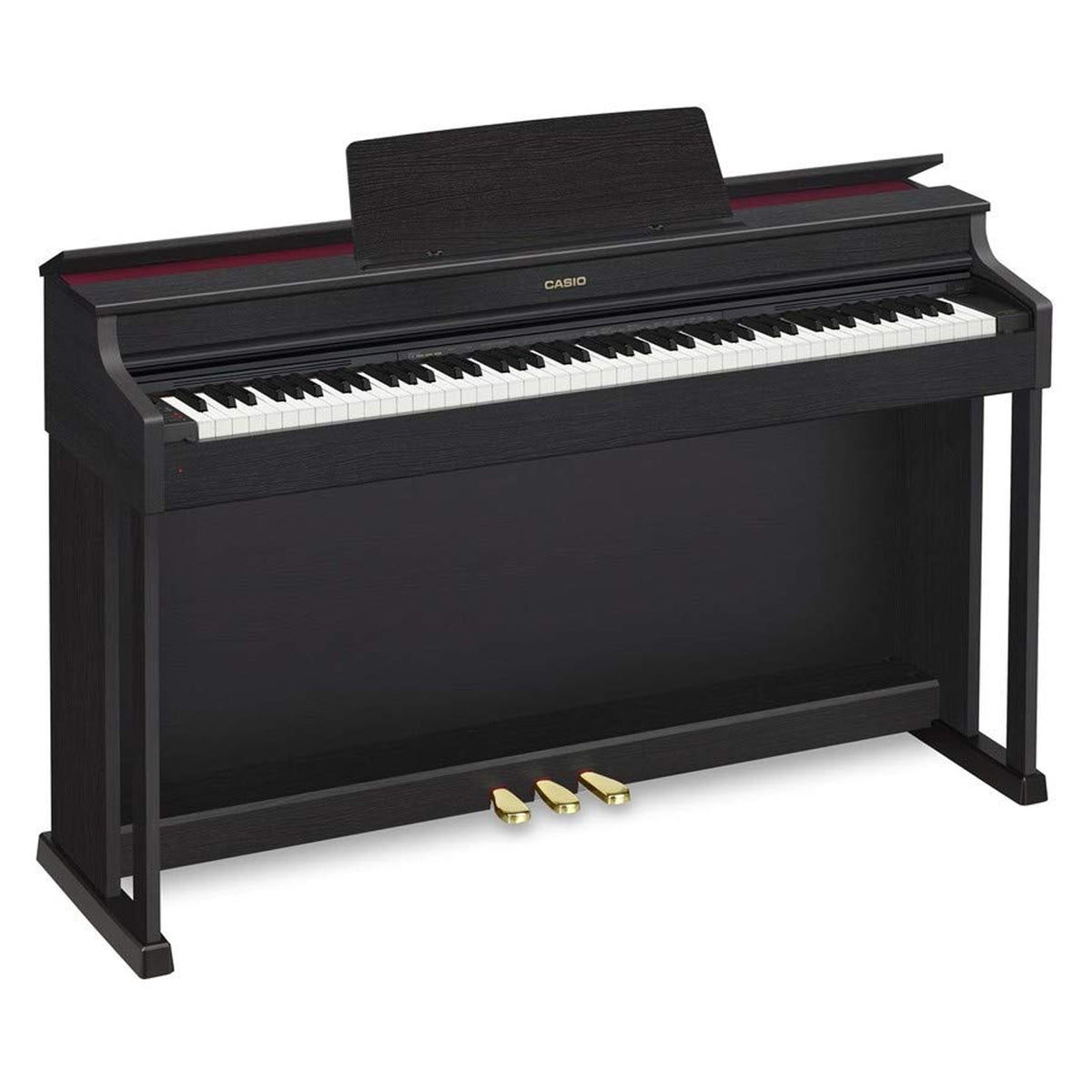 Casio AP-470BK Celviano Bundle with Stool-Stand and pedal