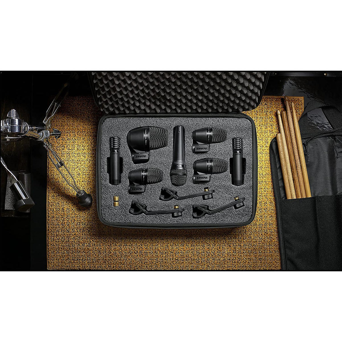 SHURE PGADRUMKIT7 7PC DRUMKIT PGA52- 57- 56(X3)- 81(X2)