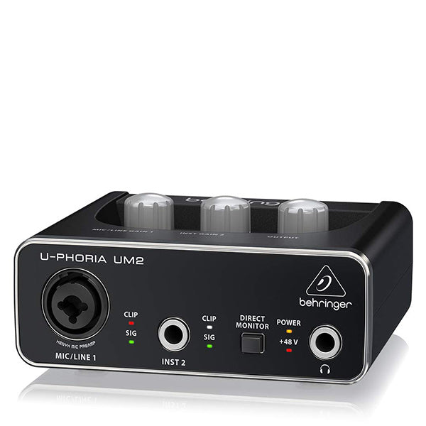 Behringer U-PHORIA UM2 2 x 2 Audio interface with USB 2.0