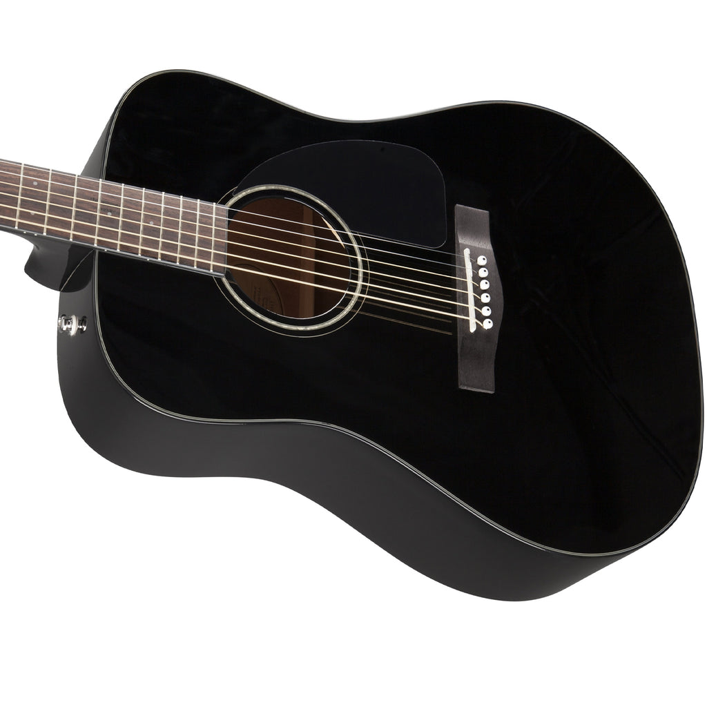 Fender CD-60 Dreadnought V3 Black w Bag