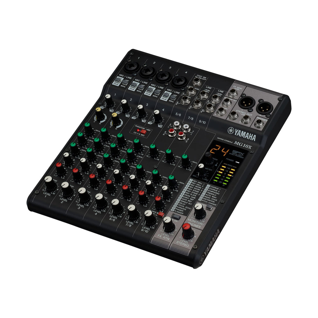 Yamaha MG10X CV 10-Input Mixer with Built-In FX