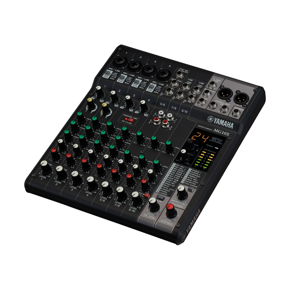 Yamaha MG10X CV 10-Input Mixer with Built-In FX