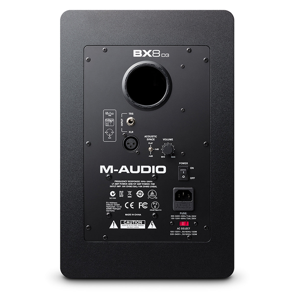 M-Audio BX8 D3 8-Inch Powered Studio Reference Monitor-Pair