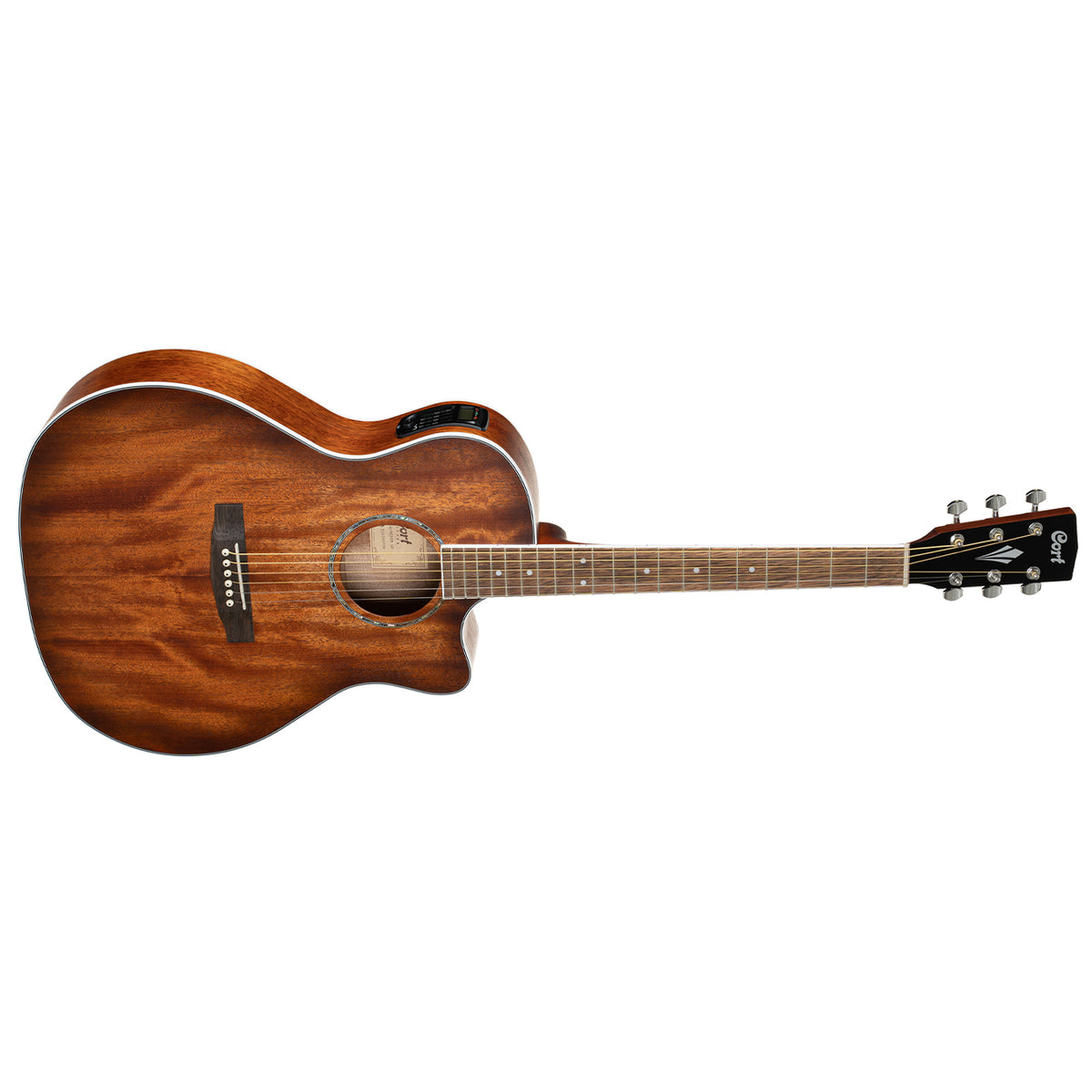 Cort GA-MEDX M All Mahogany Electro-Acoustic Guitar