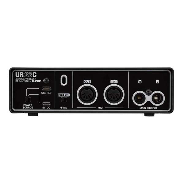 Steinberg UR22C 2 x 2 USB 2.0 audio interface with 2x D-PRE and 192 kHz support