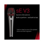 sE Electronics V3 Hand held Cardioid pickup pattern Dynamic Microphone