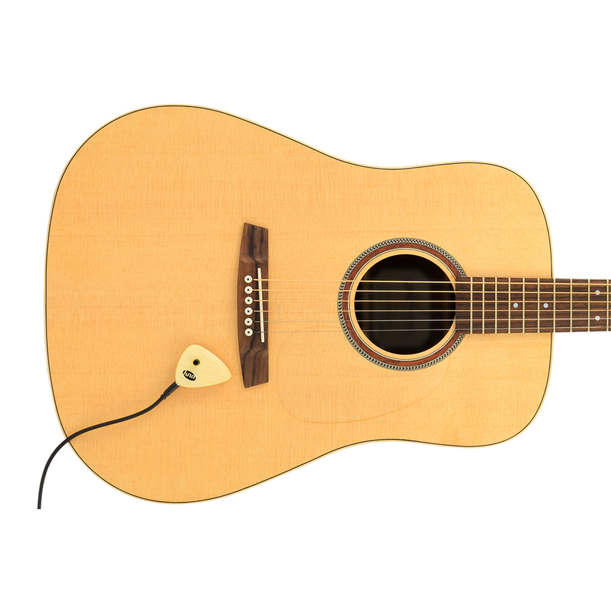 KNA AP-2 Portable surface-mounted piezo with volume control for variety of acoustic instruments
