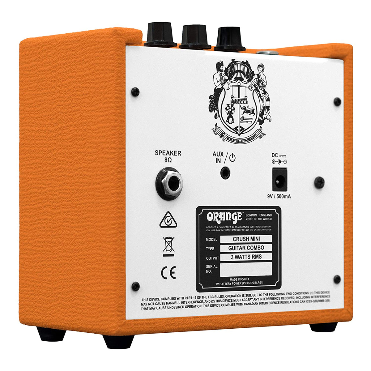 Orange Crush Mini 3 watt Guitar Amplifier