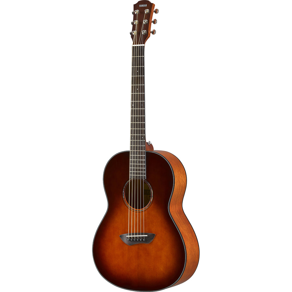 Yamaha CSF1M Parlor Semi-Acoustic Guitar with bag-Tobacco Brown Sunburst