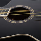 Richtone B139C CHARCOAL glossy JF style cutaway Acoustic guitar