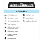 Casio CTK-3500 Touch Sensitive Portable Keyboard with LAD6 Adapter
