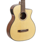 Valencia VA434CE 4/4 Size Auditorium Classical Guitar Natural