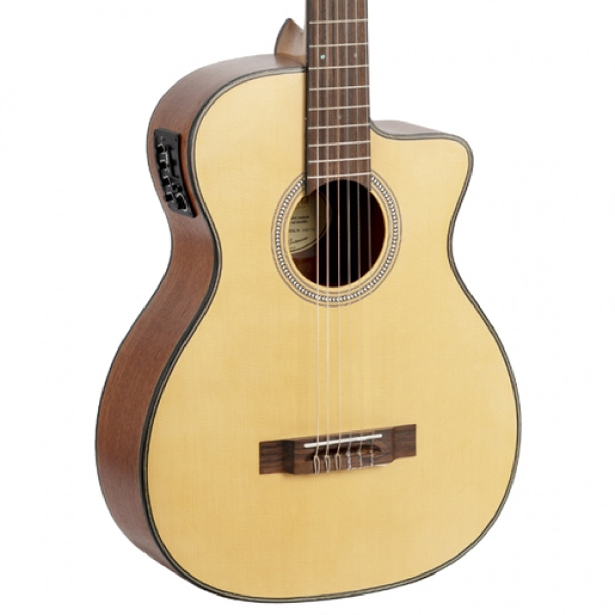 Valencia VA434CE 4/4 Size Auditorium Classical Guitar Natural
