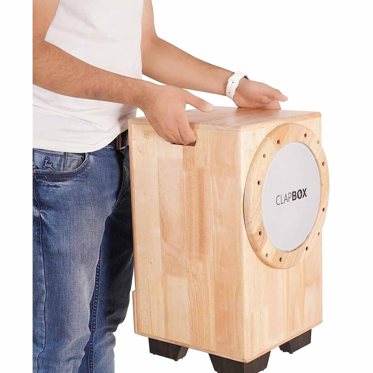 Clapbox Cajembe Cajon (4 instruments in 1) - Rubber wood