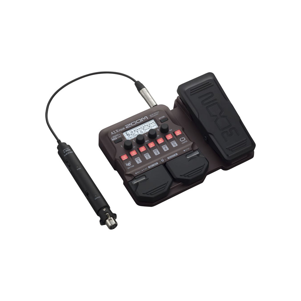 Zoom A1X Four Multi Effects Processor For Acoustic Guitar/Saxophone/Trumpet/Violin/Harmonica/Acoustic Bass