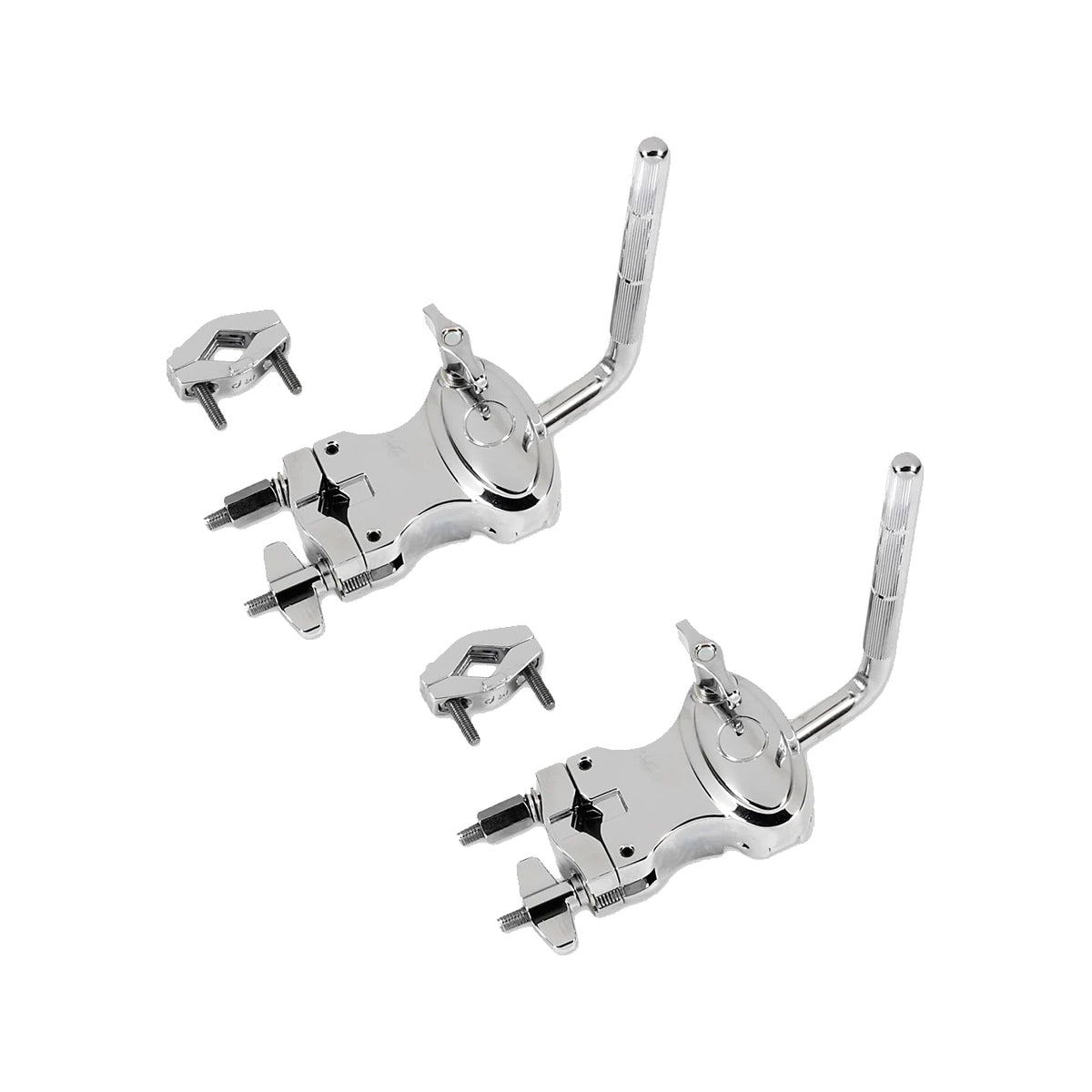 DW Design Series 5-piece BD22 Shell Pack- Cherry Stain- DDLG2215CS with Tom Clamp (DWSM991 x 2)