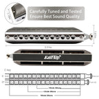 EASTTOP FORERUNNER CHROMATIC HARMONICA T1248NV - KEY C