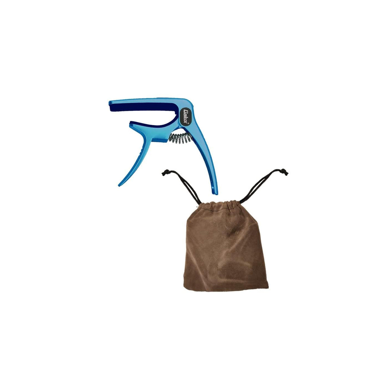 Galux GC-501A 3in1 Zinc Metal Capo for Acoustic and Electric Guitar ( Blue )