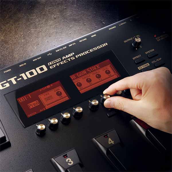 BOSS GT-100 COSM Amp Multi Effects Guitar Processor