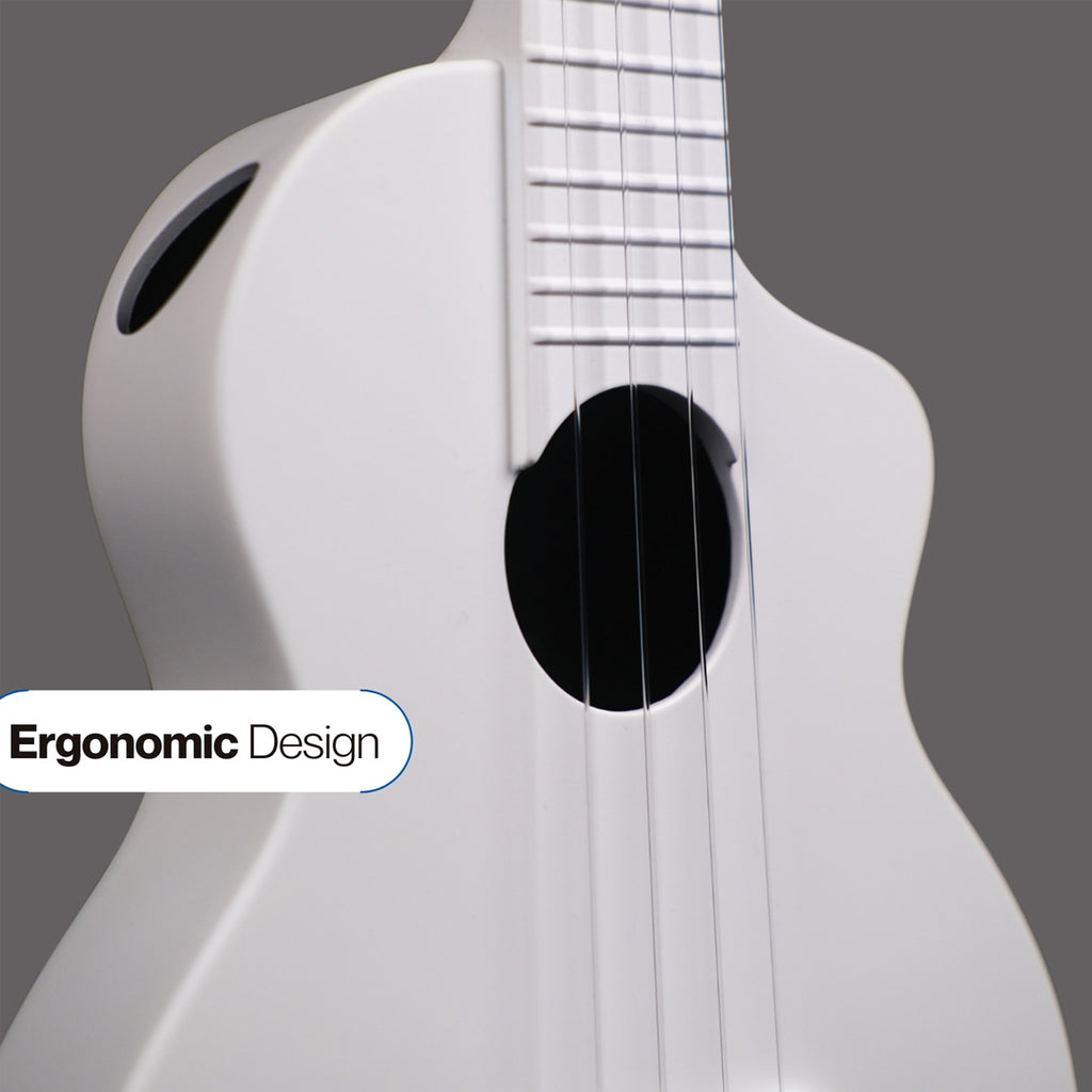 Strydom Concert BM-9C Carbon Fiber Travel Ukulele- Snow