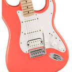 Fender Squier Sonic® Stratocaster® HSS Maple Fret Electric Guitar 0373202511 - Tahitian Coral