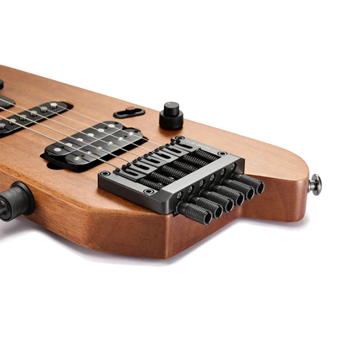 Donner Hush-X Featherlight Headless Electric Guitar - Natural