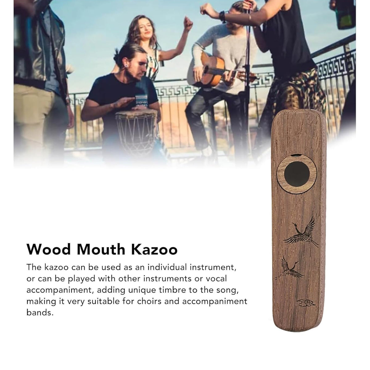 Neowood Wooden Kazoo