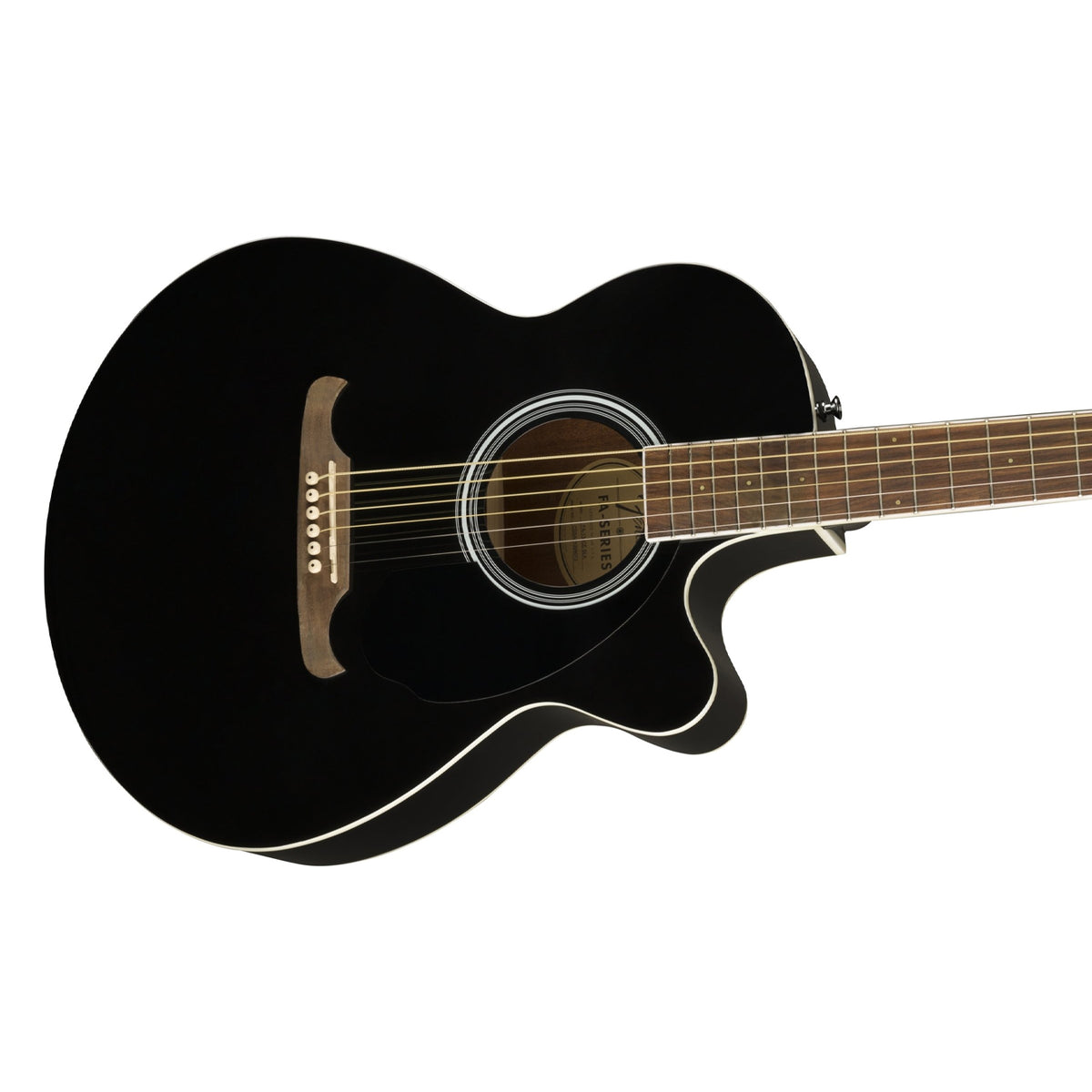 Fender FA135CE Concert Electro-Acoustic Guitar - Black