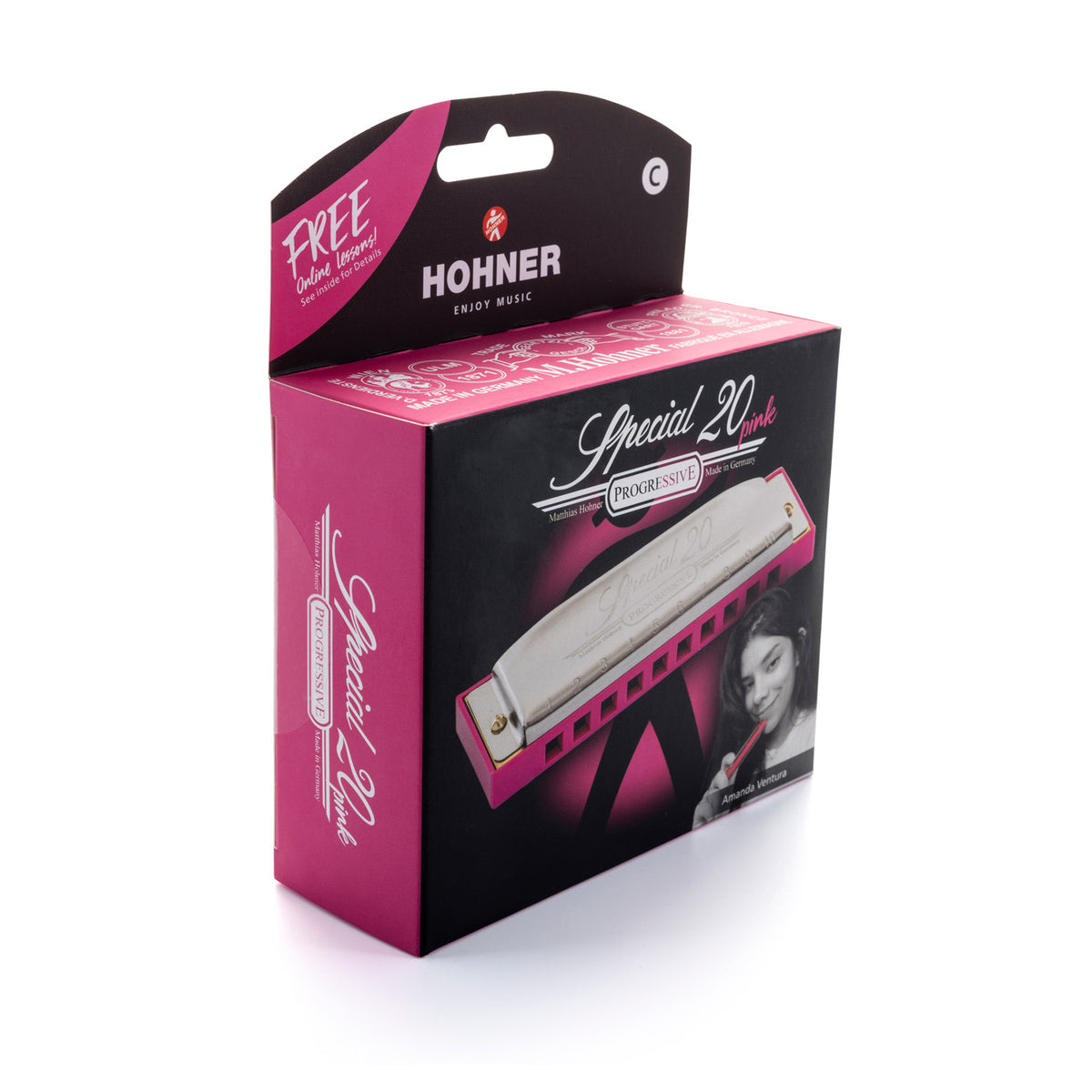 Hohner Harmonica Special 20 M568016P - Key C (PINK)