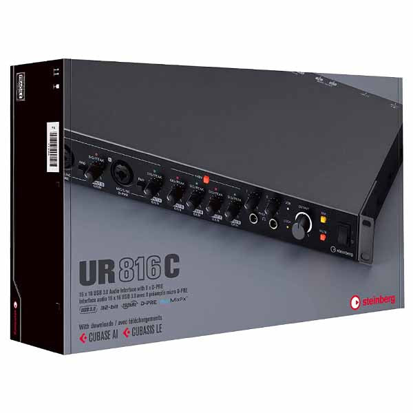 Steinberg UR816C 16x16 USB 3.0 Audio Interface with Cubase AI and Cubasis LE