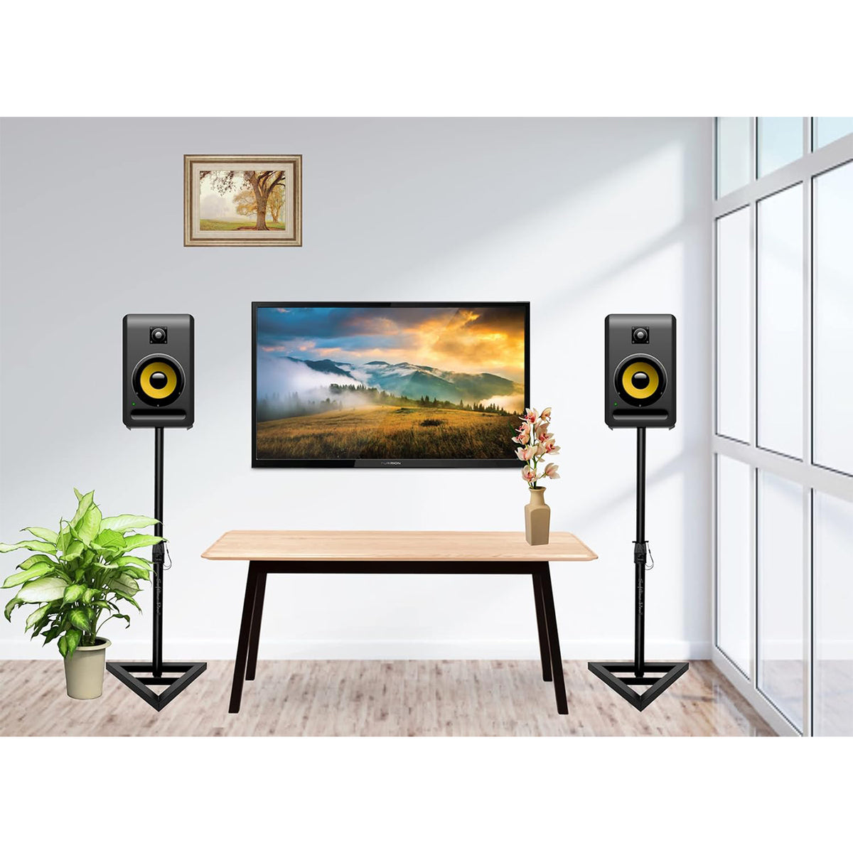 Softline Pro SP08 Heavy Duty Studio Monitor Stand - Pair