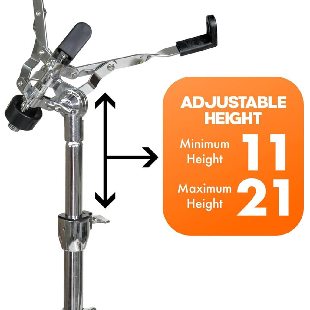Softline Pro SP-SS-H Snare Stand Double Braced Tripod Stand Adjustable Height Drum Pad Stand