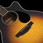 Kepma A1CE TRANS - Semi acoustic Guitar- Sunburst Matt