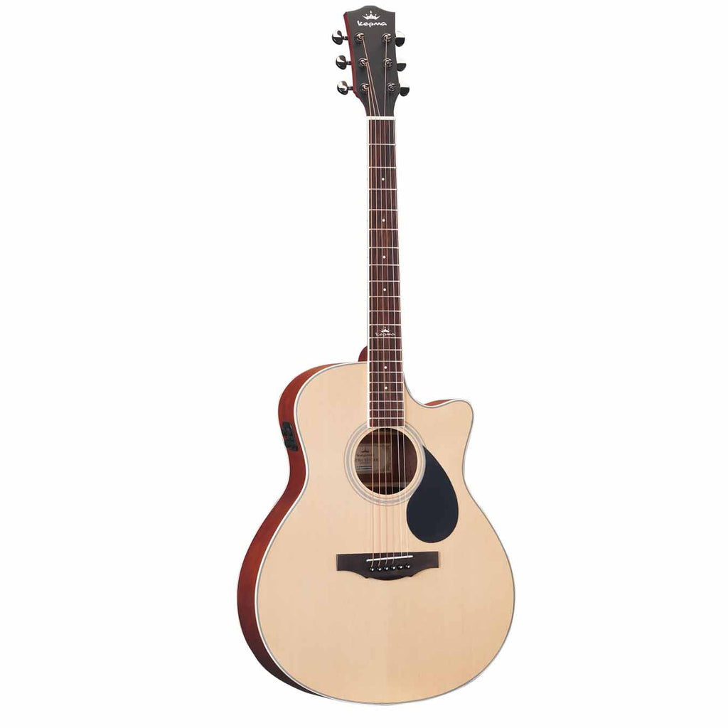 Kepma A1CE TRANS - Semi acoustic Guitar- Natural Matt