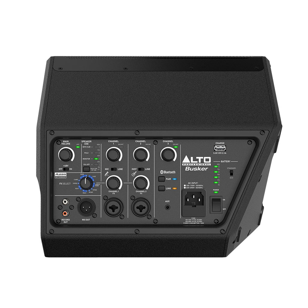 Alto Professional Busker 200W Premium Battery Powered Portable PA Speaker