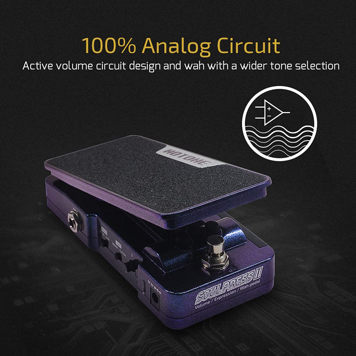 Hotone Soul Press II Expression/Wah Pedal