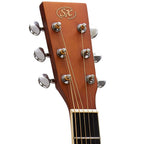 SX SD104K Dreadnought Acoustic Guitar Pack - Natural