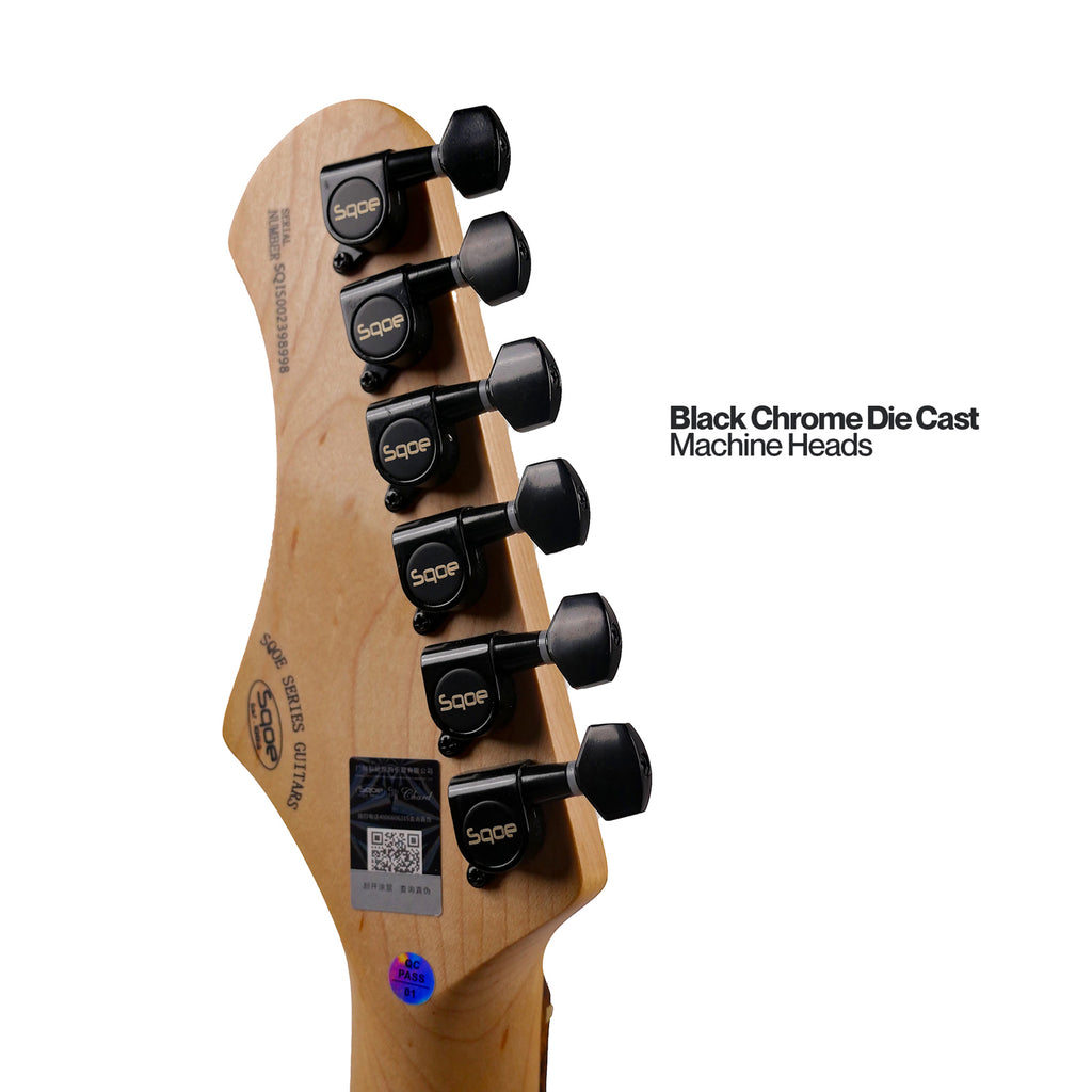 SQOE SEST230 HSS Electric Guitar - Red