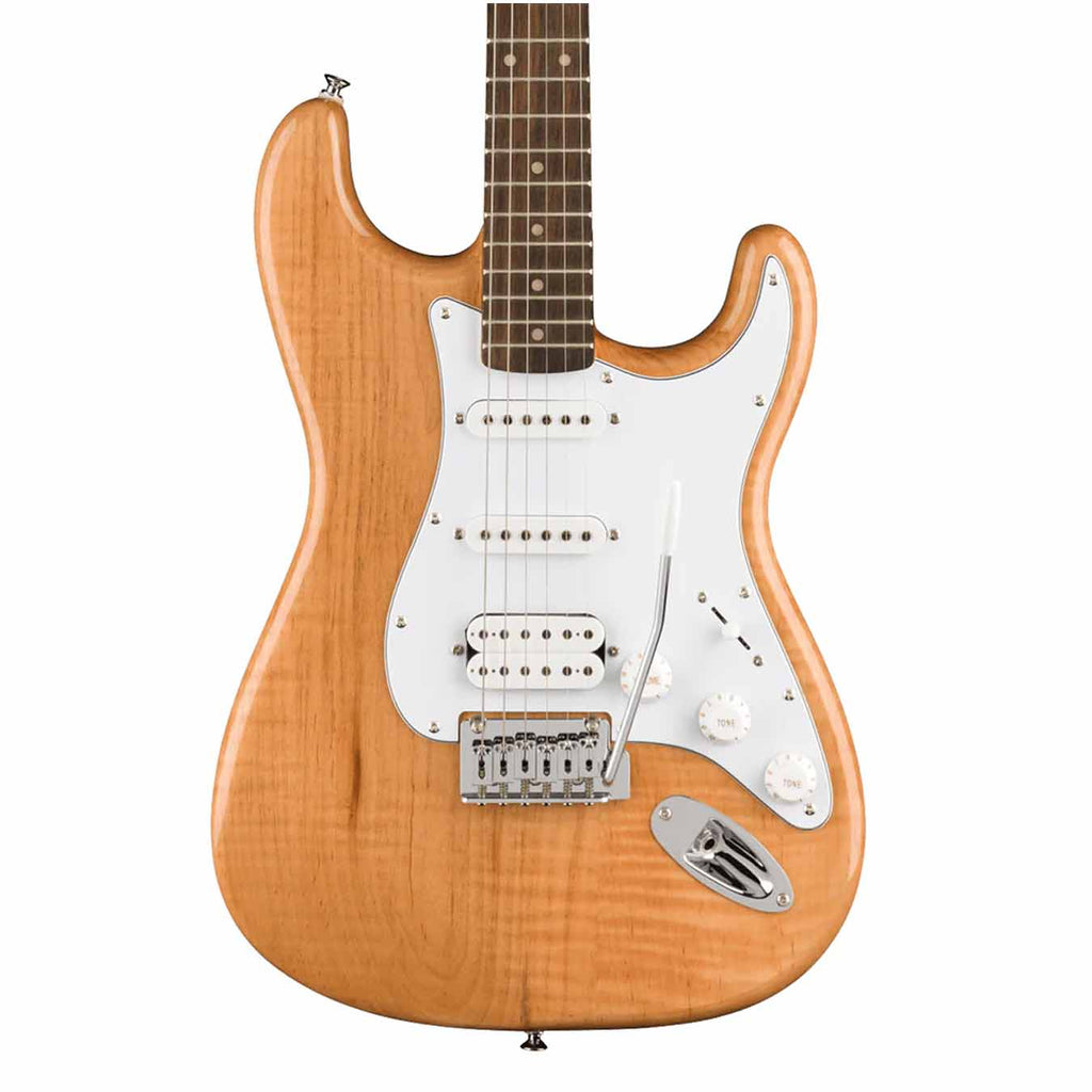 Squier FSR Affinity Series™ Stratocaster® HSS, Laurel Fingerboard, White Pickguard, Natural