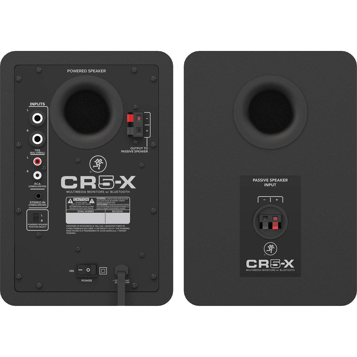 Mackie CR5-X - 5\" MULTIMEDIA POWERED MONITORS PAIR