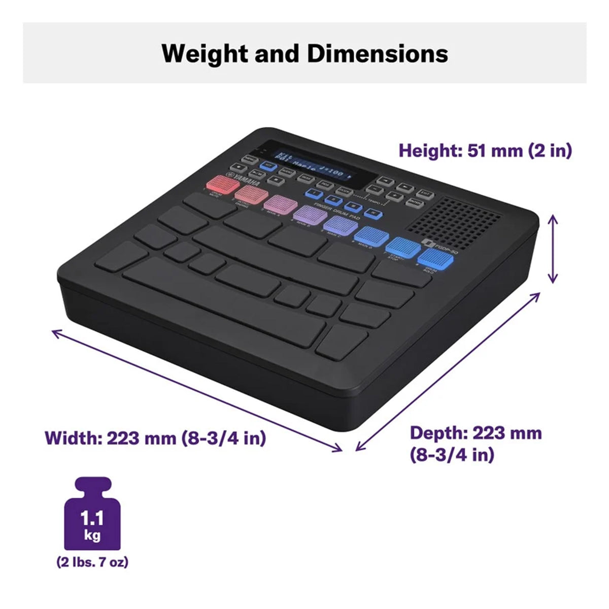 Yamaha FGDP-50 Finger Drum Pad