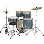Pearl Roadshow RS525SC 5 Pcs Acoustic Drum Set - Aqua Blue Glitter