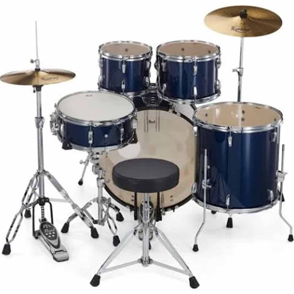 Pearl Roadshow RS525SC 5 Pcs Acoustic Drum Set - Royal Blue Metallic